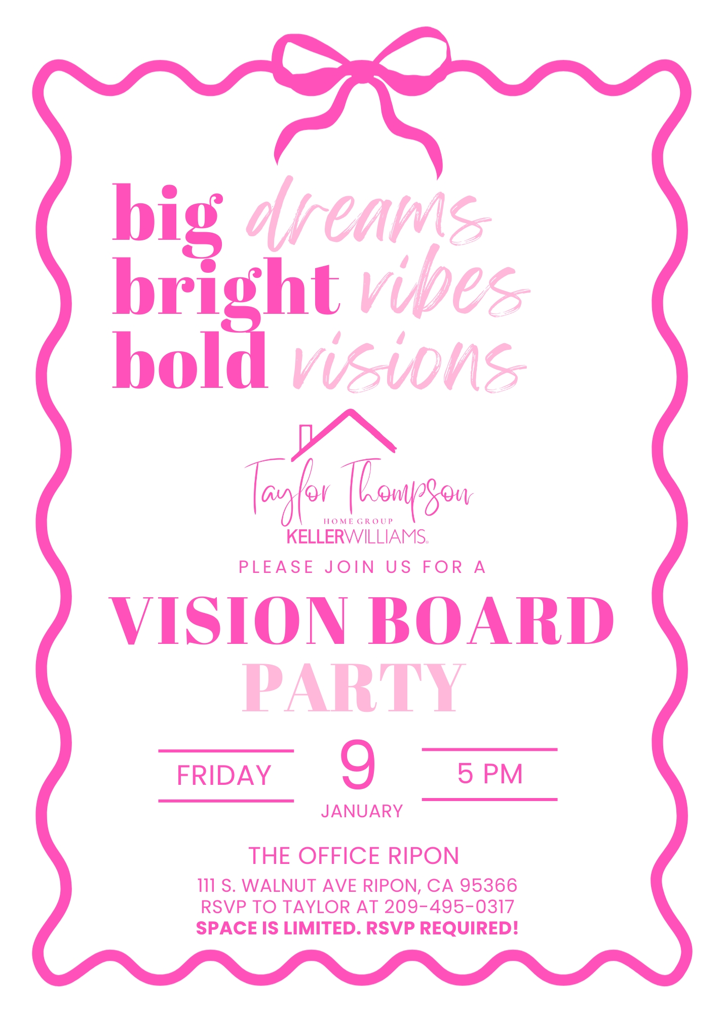 Vision Board Event event poster