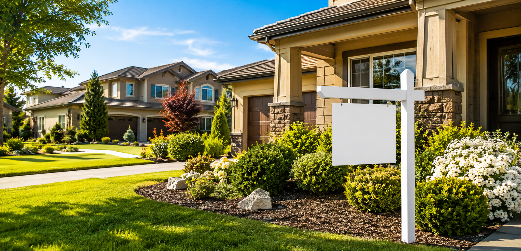 Beautiful Central Valley home for sale with strong curb appeal in a desirable neighborhood during the summer real estate season.